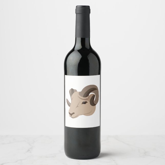 Étiquette Pour Bouteilles De Vin Ram (Devant)