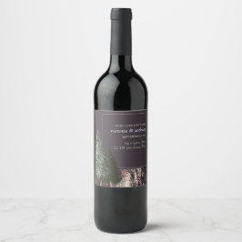Étiquette Pour Bouteilles De Vin Redwoods & Bark, Mariage rustique