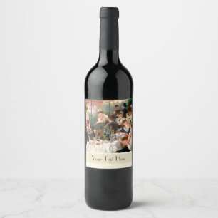 Étiquette Pour Bouteilles De Vin Renoir French Luncheon Booking Party