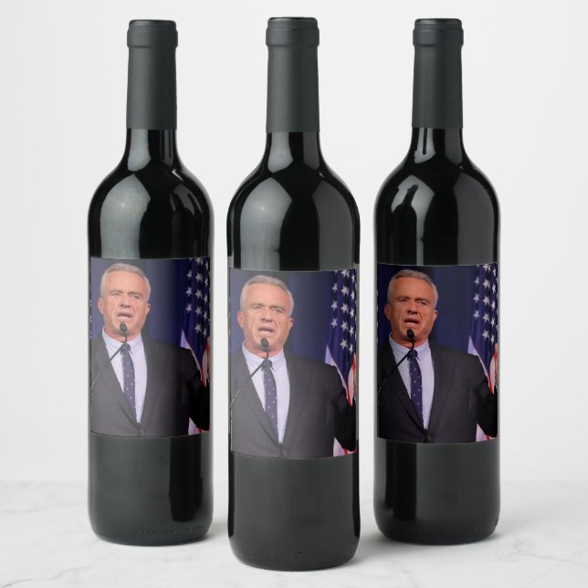 Étiquette Pour Bouteilles De Vin Robert F Kennedy Jr (Bouteilles)