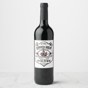 Étiquette Pour Bouteilles De Vin Rum épicé Pirate Boisson Thunder_Cove