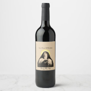 ÉTIQUETTE POUR BOUTEILLES DE VIN SAINT TERESA DES ANDES