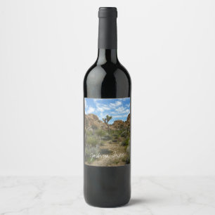 Étiquette Pour Bouteilles De Vin Sentier de la boucle de Barker Dam au Parc nationa