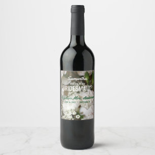 Étiquette Pour Bouteilles De Vin Serez-vous ma servante d'enfance, le souffle de bé