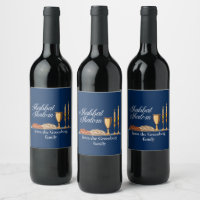 Shabbat Shalom Custom Blue Sabbath Dîner