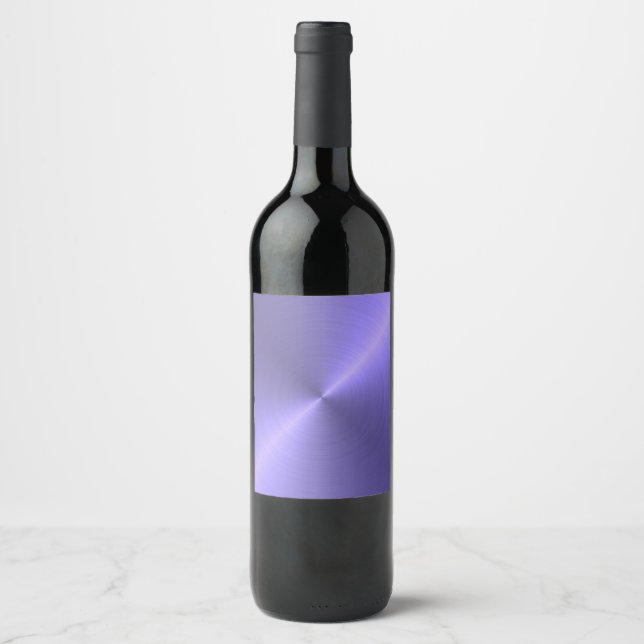 Étiquette Pour Bouteilles De Vin Shiny Metallic Background - Purple (Devant)