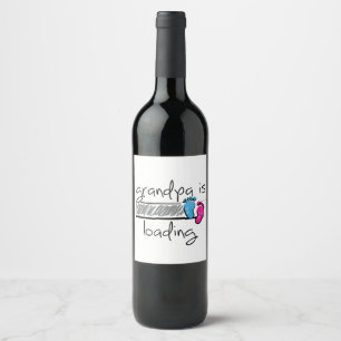 Étiquette Pour Bouteilles De Vin Slogan grandpa est loading. Devenir.