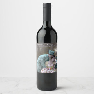 Étiquette Pour Bouteilles De Vin Soldier and Lover