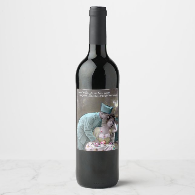 Étiquette Pour Bouteilles De Vin Soldier and Lover (Devant)