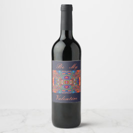 Étiquette Pour Bouteilles De Vin Soyez mon étiquette de vin valentin