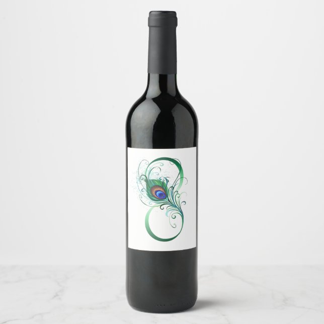Étiquette Pour Bouteilles De Vin Symbole de l'Infinity (Devant)