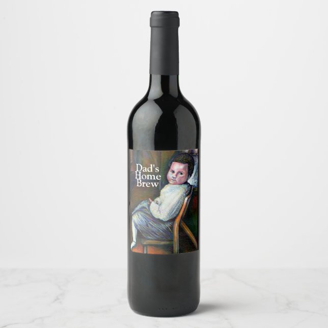 Étiquette Pour Bouteilles De Vin Synésie (Devant)