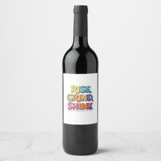 Étiquette Pour Bouteilles De Vin T-shirt foncé de base