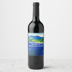 Étiquette Pour Bouteilles De Vin Texas Hill Country Souvenirs