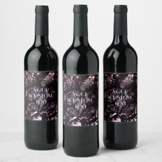 Étiquette Pour Bouteilles De Vin Texture Grunge Rocheuse