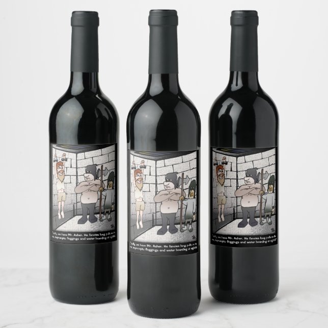 Étiquette Pour Bouteilles De Vin Torture (Bouteilles)