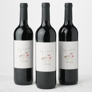 Étiquette Pour Bouteilles De Vin Tout âge sieste et anniversaire de peinture