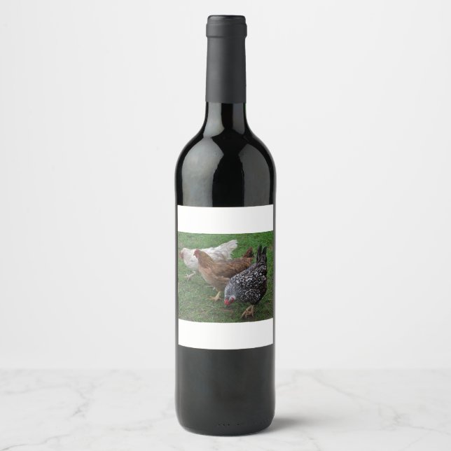 Étiquette Pour Bouteilles De Vin Trois Amigos (Devant)