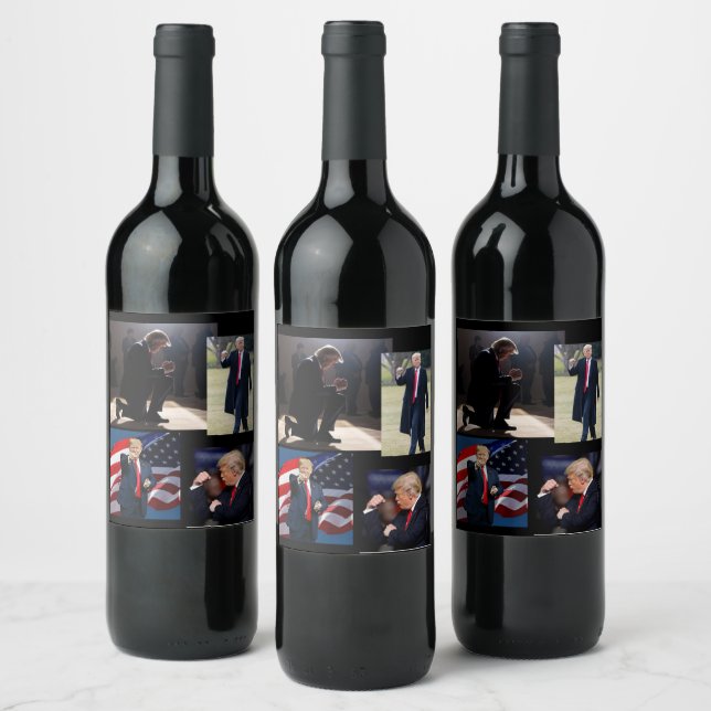 Étiquette Pour Bouteilles De Vin Trump Trump Trump (Bouteilles)