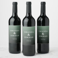 Typographie verte sophistiquée