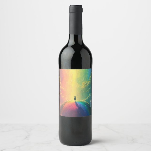 Étiquette Pour Bouteilles De Vin Un beau rêve (Devant)
