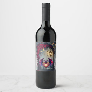 Étiquette Pour Bouteilles De Vin Une invitation au clair de lune – L'amour fait tou