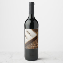 Étiquette Pour Bouteilles De Vin Veux-tu m'épouser