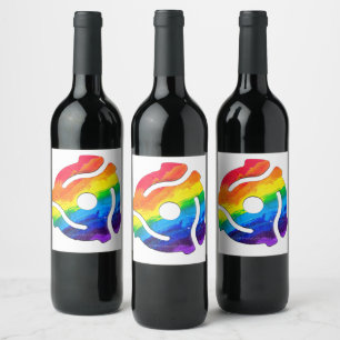 Étiquette Pour Bouteilles De Vin Vibran de l'adaptateur d'enregistrement SlipperyJo