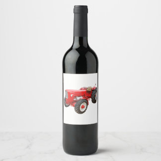 Étiquette Pour Bouteilles De Vin Vieux tracteur de Güdner