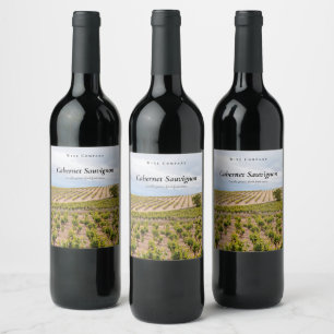 Étiquette Pour Bouteilles De Vin Vignoble personnalisé