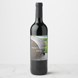 Étiquette Pour Bouteilles De Vin Vin Cask Design Vin Étiquette