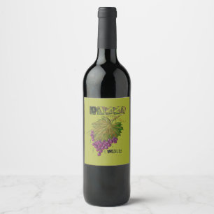 Étiquette Pour Bouteilles De Vin Vin Dizzy