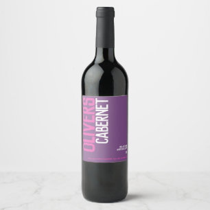 Étiquette Pour Bouteilles De Vin Vin rouge pourpre rouge viticulteurs textos vin ét