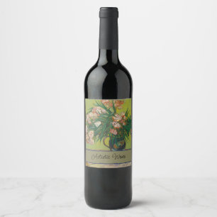 Étiquette Pour Bouteilles De Vin Vincent Van Gogh Oleander