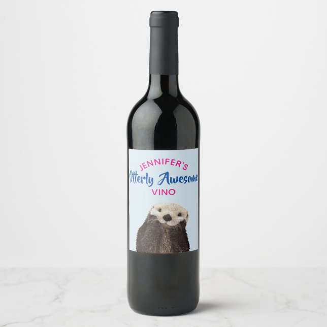 Étiquette Pour Bouteilles De Vin Vino/Brassage Personnalisé (Devant)