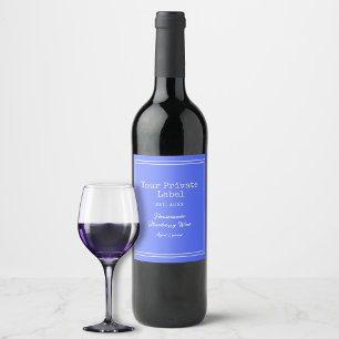 Étiquette Pour Bouteilles De Vin Votre vin de myrtille fait maison sous label priv