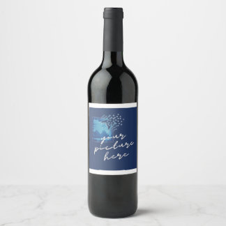 Étiquette Pour Bouteilles De Vin Wine Bottle Label (3.5" x 4")