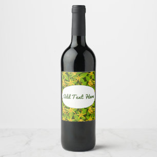 Étiquette Pour Bouteilles De Vin Ylang Ylang Fleurs Parfumées Exotiques