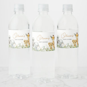 ÉTIQUETTE POUR BOUTEILLES D'EAU 