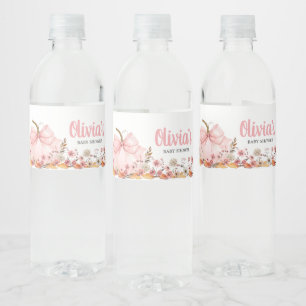 ÉTIQUETTE POUR BOUTEILLES D'EAU 