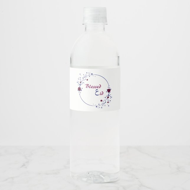 Étiquette Pour Bouteilles D'eau Aïd 2021 (Devant)