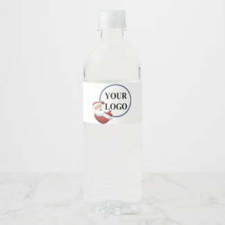 ÉTIQUETTE POUR BOUTEILLES D'EAU AJOUTER VOTRE LOGO ICI