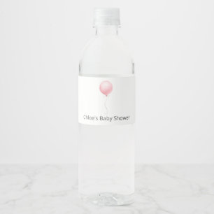 Étiquette Pour Bouteilles D'eau Baby shower à ballets roses