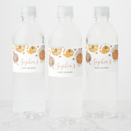Étiquette Pour Bouteilles D'eau Baby shower à tarte Little Cutie