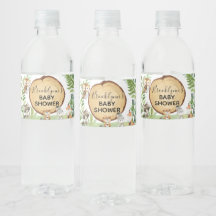 Baby shower animal forestier personnalisé