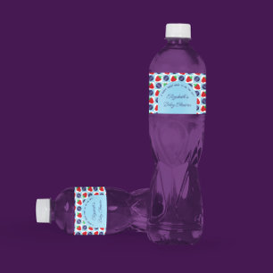 Étiquette Pour Bouteilles D'eau Baby Shower aux Fruits Rouges Sucrés