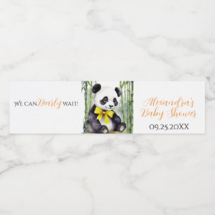 Étiquette Pour Bouteilles D'eau Baby shower Baby Panda