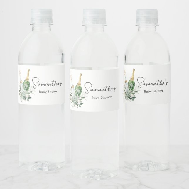 Étiquette Pour Bouteilles D'eau Baby shower Bouteilles (Bouteilles)