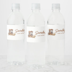 Étiquette Pour Bouteilles D'eau Baby shower café bébé