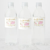 Baby shower Citrouille Twin Pink et Gold